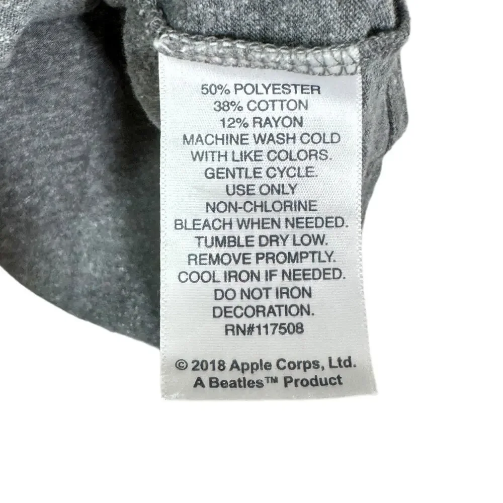 Junk Food Beatles Sgt Pepper's Lonely Heart Club Band Tee XXL New Gray Soft - Picture 5 of 5